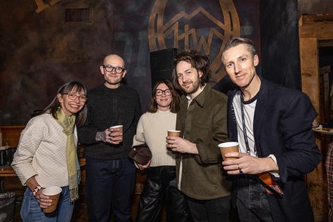 (L-R) Kattie Kotok (BFC), Louis Paxton and Shirley O'Connor (The Incomer), Edward Lovelace and James Hall (Antiheroine)
